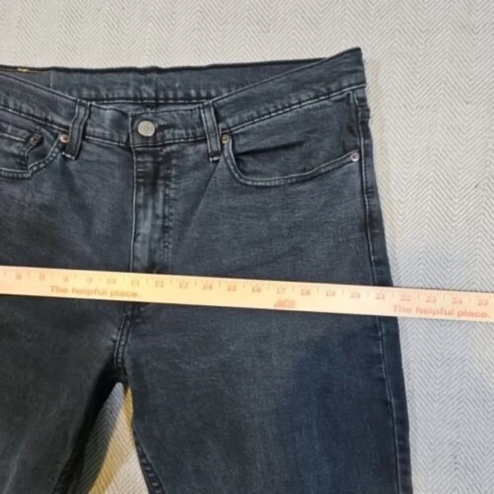 Levi's Jeans Men's W36 L32 Dark Slate‎ Blue Tapered Leg Stretch PC9-04511-5654